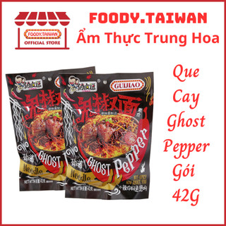 Que sợi cay ghost pepper - que cay ghost pepper - sợi cay tiêu ma ăn liền siêu ngon - gói 42g - foody.taiwan