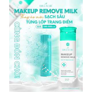 Sữa Tẩy Trang Drlacir, sữa tẩy trang cho da dịu nhẹ