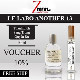 Nước Hoa Nam Nữ Le Labo Another 13 Thanh Lịch Sang Trọng Lưu Hương Bền Lâu Chiết 10ML