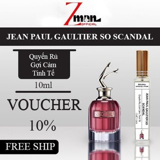 Nước Hoa Nữ Jean Paul Gaultier So Scandal EDP - Ngọt Ngào ,Cá Tính Và Gợi Cảm _Chiết 10ml
