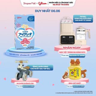 Sữa Bột Glico Icreo Grow - Up Milk (Icreo Số 1) - Hộp 10 x 13,6g/Thanh Tiện Dụng