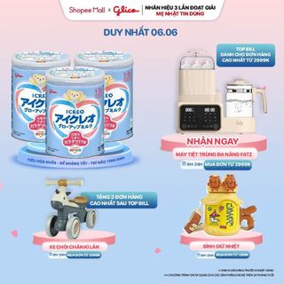 Combo 3 Lon Sữa Bột Glico ICREO Grow - Up Milk (Icreo Số 1) Lon 820g