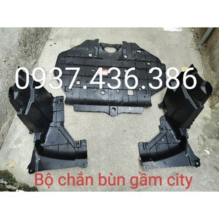Chắn bùn gầm máy honda city 2014_2020, tặng kèm chốt nhựa