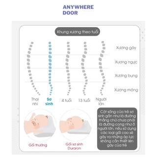 Gối Duraron Dono&Dono Cho Bé Sơ Sinh