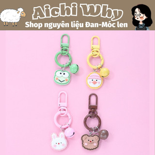Móc khóa ếch, thỏ, gấu, vịt nhỏ dễ thương nữ tính