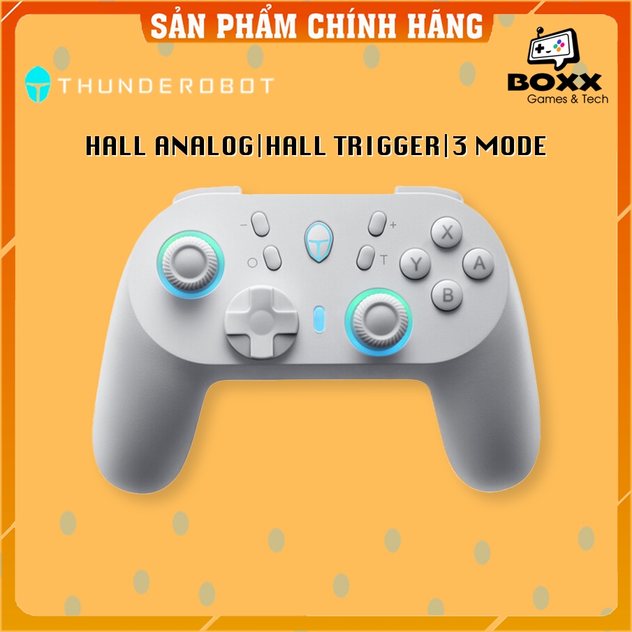 Tay Cầm ThundeRobot G45 Pro sử dụng phím cơ, Analog Hall Effect, Macro cho Nintendo Switch, Windows,
