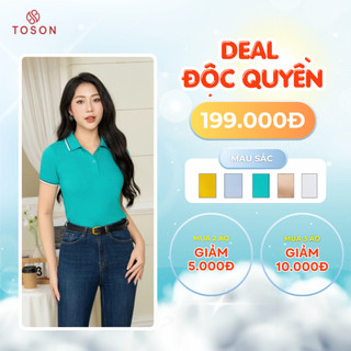 Áo polo basic xanh lá - cotton AP407G24 - TOSON