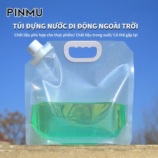  Túi đựng nước PINMU dày dặn 5L gấp gọn được tiện dụng cho dã ngoại 