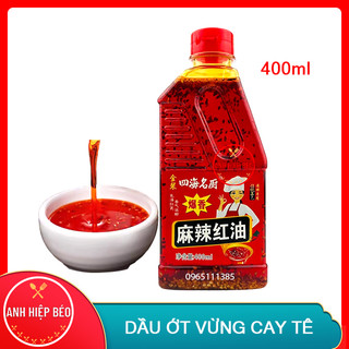 Dầu ớt vừng cay tê 400ml - loại ngon