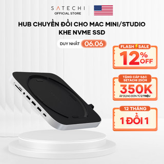  SATECHI Đế kiêm Hub chuyển đổi cho Mac Mini - BẢO HÀNH 1 NĂM