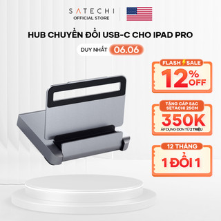   SATECHI Đế nhôm kiêm Hub chuyển đổi USB-C cho iPad Pro - BẢO HÀNH 1 NĂM