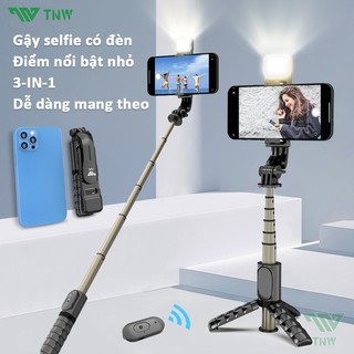 TNW Q11S Gậy chụp ảnh 3 chân  thế hệ mới,có đèn led trợ sáng,Nút Bluetooth Điều Khiển Từ Xa