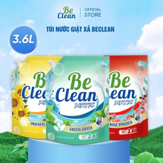 Nước giặt BeClean Túi 3.6L Thái Lan - Hương Cỏ Xanh , Hương Phấn Hồng Và Hương Phương Đông