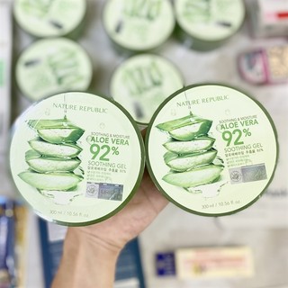 Gel Lô Hội Nature Republic Aloe Vera 92% Soothing Gel 300ml