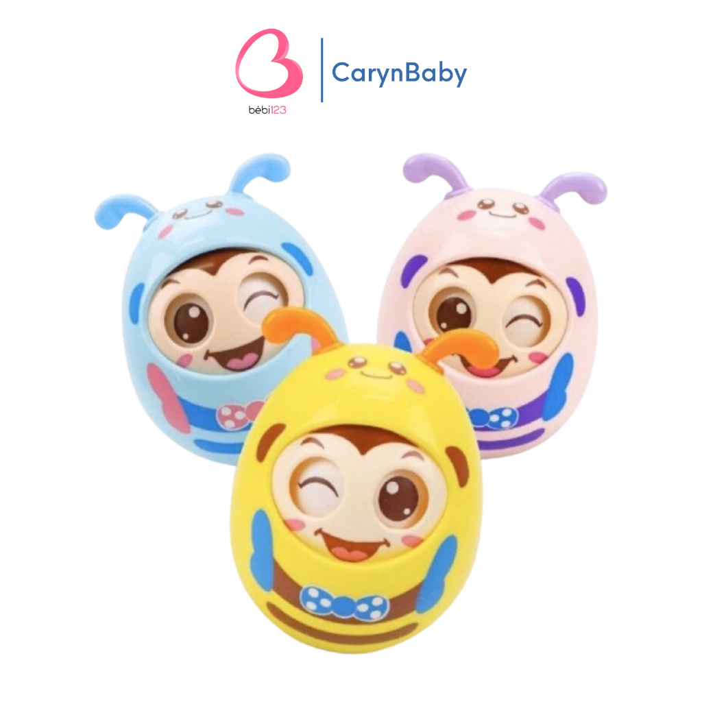 Đồ Chơi Lật Đật Phát Tiếng Kêu Leng Keng Kèm Gặm Nướu Cho Bé