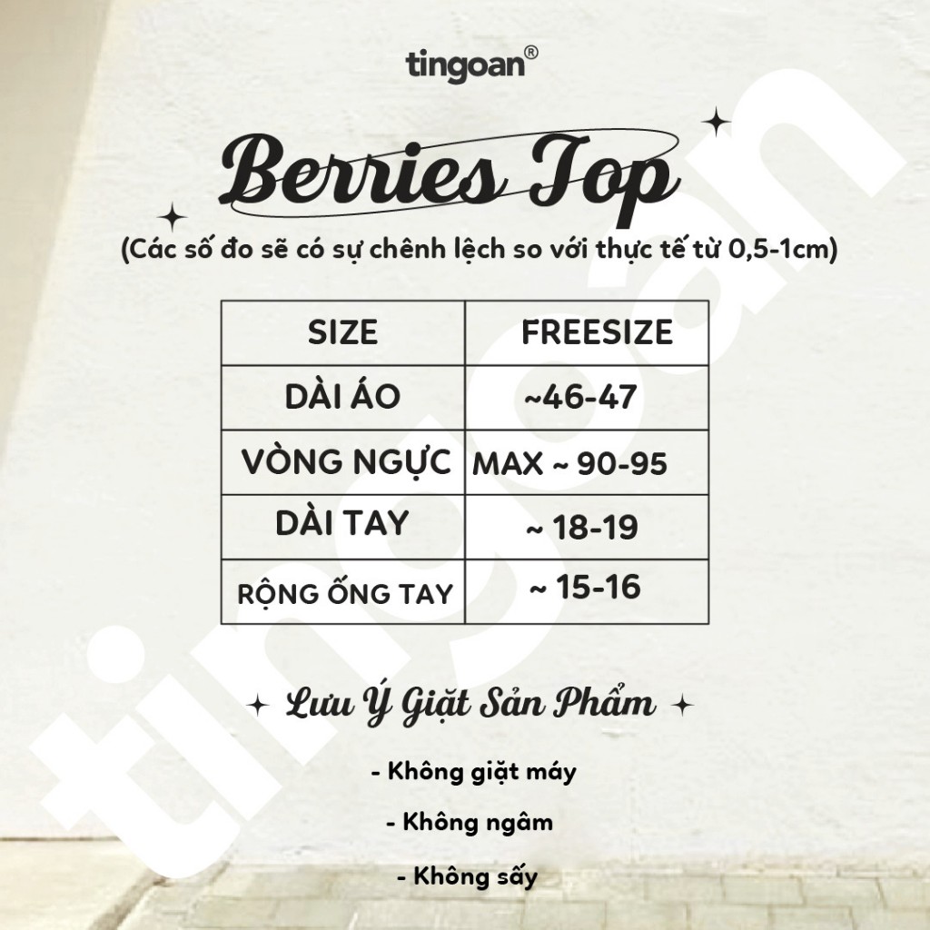 TINGOAN® - Áo len cổ bẻ dáng lửng vân in chìm baby TRẮNG BERRIES TOP/WH PHIÊN BẢN MỚI NHẤT 2025 | BigBuy360 - bigbuy360.vn
