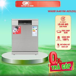 W60B1A401M-AE5(SS) Máy rửa chén Galanz W60B1A401M-AE5(SS 1850W - BH chính hãng - Miễn phí giao HCM