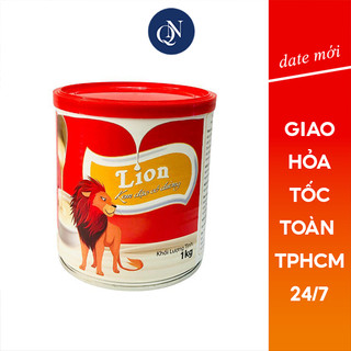 Sữa Đặc Nguyên Kem Có Đường LION ( Màu Xanh, Đỏ ) 1Kg Nguyên liệu pha chế Quang Nhung