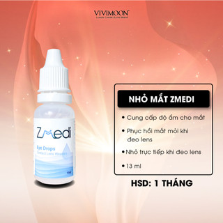Nước nhỏ mắt giữ ẩm lens Zmedi VIVIMOON cho kính áp tròng 15ml