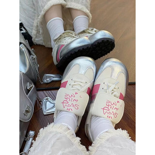 Giày hồng xám stay with me