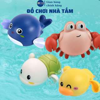 Đồ Chơi Nhà Tắm, Rùa vặn cót  ,Cá Heo, Vịt , Cua Cho Bé Thích Thú Vận Động Khỏe Mạnh Đồ Chơi Dưới Nước Thả Bồn Tắm