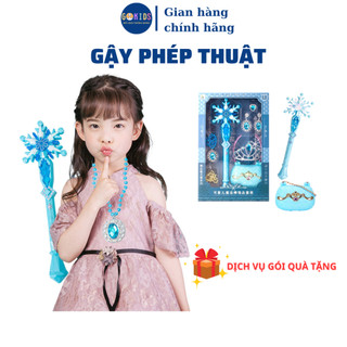 Gậy thần phép thuật người tuyết, đồ chơi có đèn, có nhạc cho bé siêu xinh KID0003
