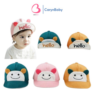 Mũ nón mặt cười hello xinh xắn cho bé
