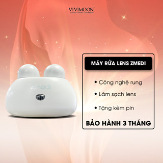 Máy rửa vệ sinh lens sóng rung VIVIMOON 360 độ Zmedi cho kính áp tròng