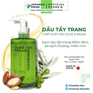Dầu tẩy trang deve nhật bản chiết xuất từ olive và argan sạch sâu lớp trang điểm đậm