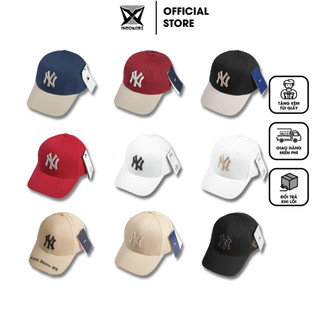 Mũ lưỡi trai Meowist Unisex MLB chất liệu vải Kaki logo NY , Thể Thao, Thời Trang, Cá Tính