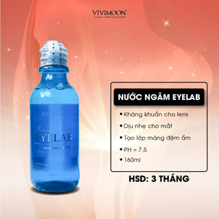Mua 1 Tặng 1 Nước Ngâm Lens Eyelab Kháng Khuẩn Dịu Nhẹ 160ml Date T3-2025