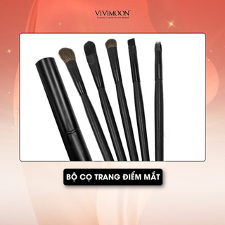 Bộ cọ trang điểm mắt chuyên nghiệp VIVIMOON thiết kế nhỏ gọn tiện lợi