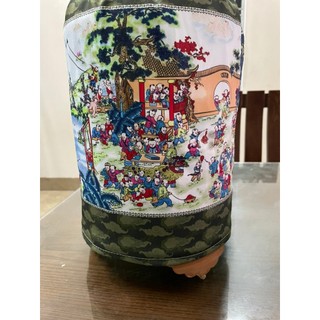  Áo lồng khuyên cao cấp Họa tiết Tam Anh Lữ Bố Bách Nhi áo lồng khuyên tròn size 22 đẹp áo lồng khuyên cao cấp 
