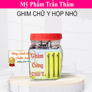 Ghim Cứng Chữ i Hộp Vàng Kẹp Tóc ⭐ CÓ VIDEO HÀNG THẬT DO SHOP TỰ QUAY ⭐