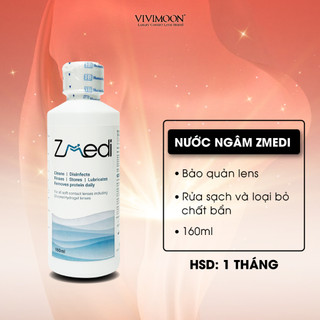 Nước ngâm lens ZMEDI VIVIMOON vệ sinh làm mới kính áp tròng 160ml