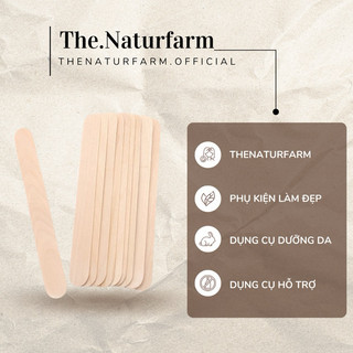 Bộ 10 que gỗ phết sáp wax lông Naturfarm [ Set que gỗ ]