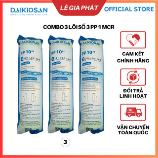 [Chính Hãng] Lõi Lọc Nước RO Số 3 Lõi PP 10" 1 Micro - Đại Việt
