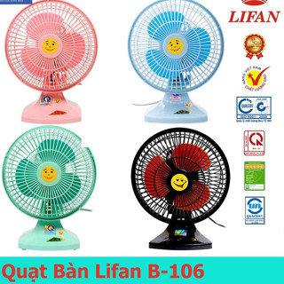 Quạt bàn mini Lifan B106 ( cắm điện trực tiếp 220V)⭐️ Bảo Hành 1 Năm tiện lợi sử dụng văn phòng