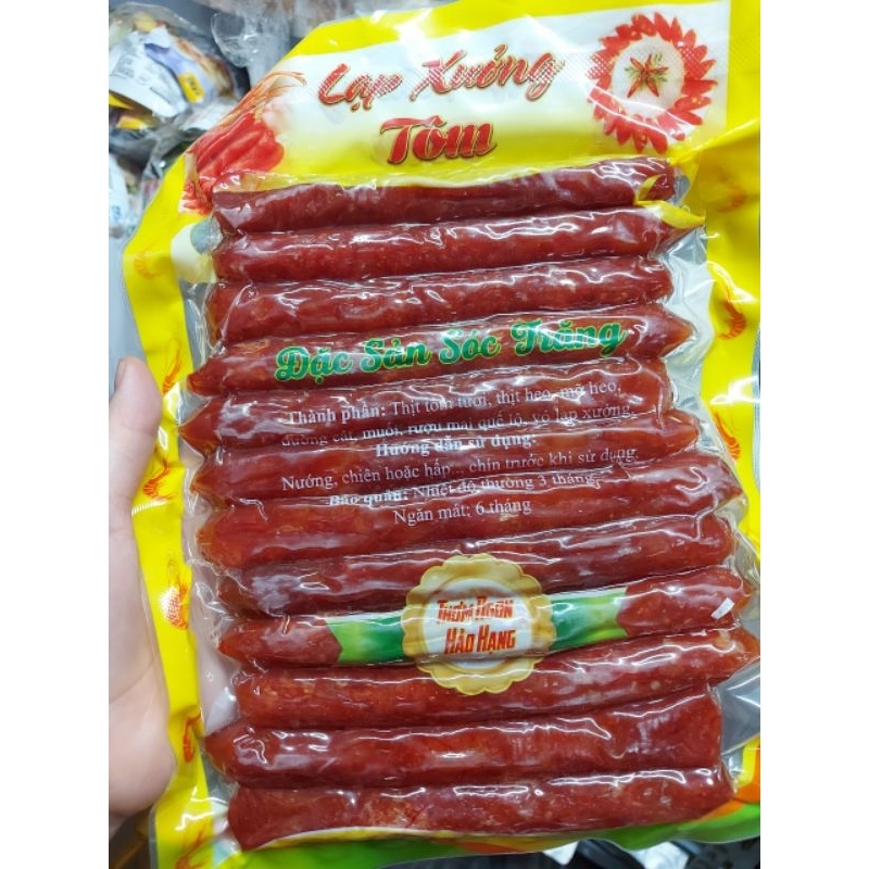 Lạp xưởng tôm Sóc Trăng 500gr