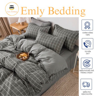 Bộ Chăn Ga Gối Coton 3D hàng nhập khẩu Emly Bedding.( Ảnh thật )