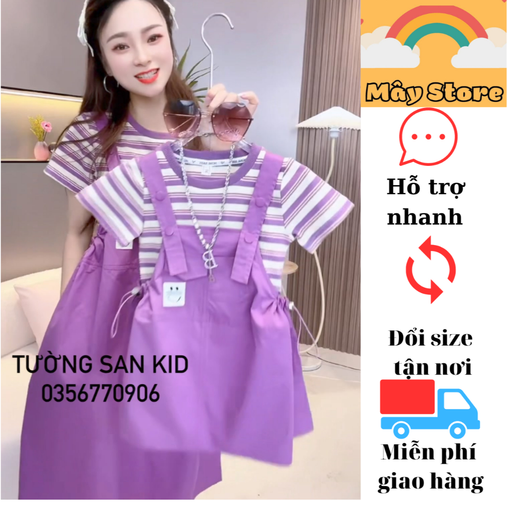 [MẤY KID] SET YẾM TÍM ĐỒ ĐÔI MẸ VÀ BÉ