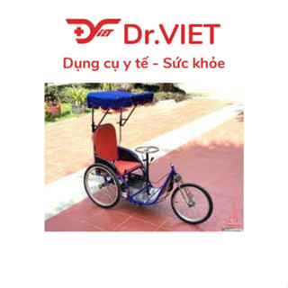 Xe lắc sắt sơn Kiến Tường hỗ trợ người cao tuổi