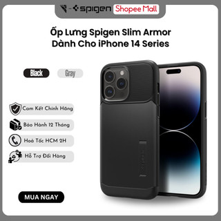 Ốp lưng spigen dành cho iphone 14 pro/ 14 pro max slim armor