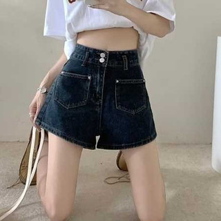 Quần Jean Short Nữ. quần short bò nữ mùa Hè Mỏng Thiết Kế Cảm Giác Kích Thước Lớn Chân Rộng Ôm Hơn Nhìn Cao Cấp Q55
