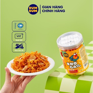 Khô gà bơ tỏi 160g DumBum đồ ăn vặt Hà Nội