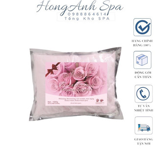 Bột Mặt Nạ Dẻo Collagen Hoa Hồng Tươi Cao Cấp Cho Spa