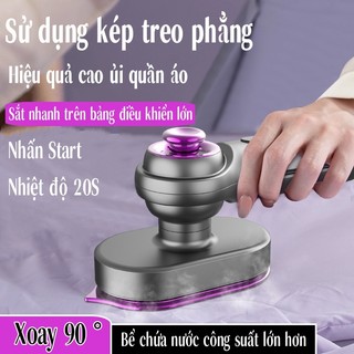 Bàn ủi hơi nước cầm tay có thể gập lại Mini Electric Iron Khô và ướt sử dụng kép Máy dập nóng