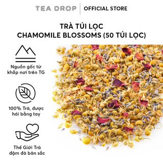 [Xuất xứ Úc] Trà thảo mộc hoa cúc Tea Drop Pure Chamomile (50 túi lọc)
