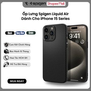 Ốp lưng spigen dành cho iphone 15 pro/ 15 pro max liquid air