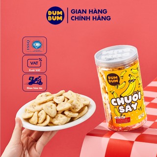 Chuối sấy giòn 250g Dumbum đồ ăn vặt Hà Nội vừa ngon vừa rẻ